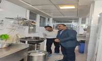 توسط کارشناسان بهداشت محیط از کارگاه تولیدی نان و شیرینی بازدید شد
